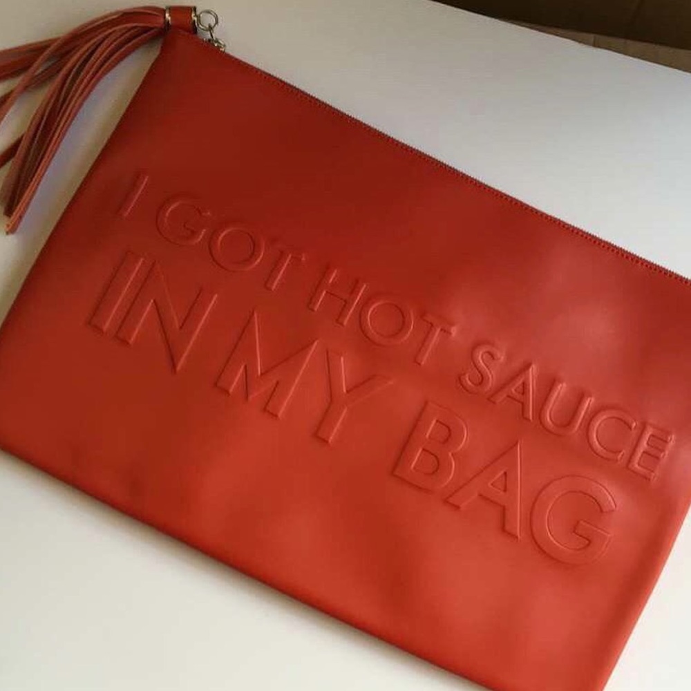 Oversized Lemonade Clutch